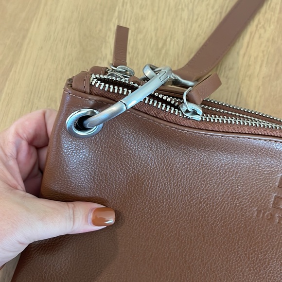 Tic Tac Toe Leather Handbag - Picture 4 of 10